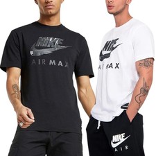 Nike Air Max T Shirt Mens Short Sleeved T Shirts Crew Neck Summer Printed Tee