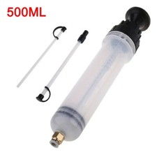 500ML - Car Oil Fluid Extractor Brake Fluid Syringe Pump Oil Change Syringe Pump