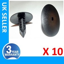 10X for Dacia Logan Duster  boot liner carpet floor door cards panel trim clips