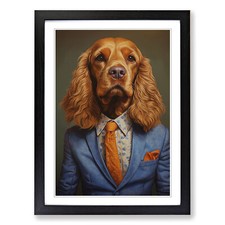Cocker Spaniel in a Suit No.3