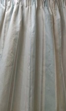 Pair Bespoke Custom Made Laura Ashley Awnings Stripe Curtains~Beautiful~MTM