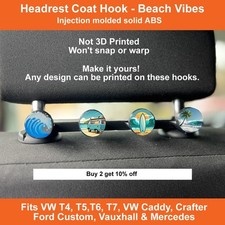Headrest Coat Hook - Fits