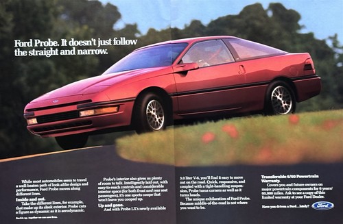 1989 ford probe turns - probe, it