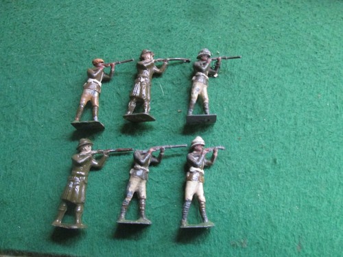 Vintage lead military - 6, x