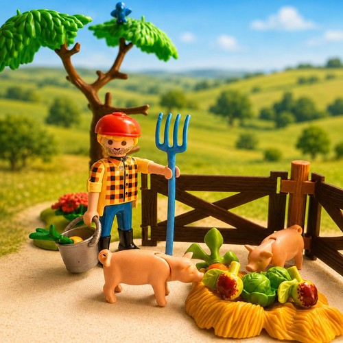 Playmobil pig farmer pigs - playmobil,
