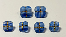 Czech Vintage Glass Buttons