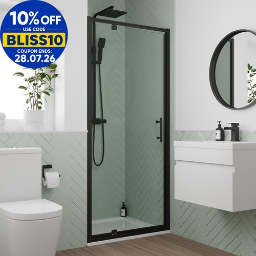 Avox pivot shower door 900mm - shower,