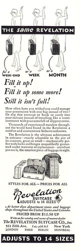 1926 revelation suitcase fill - suitcase:,