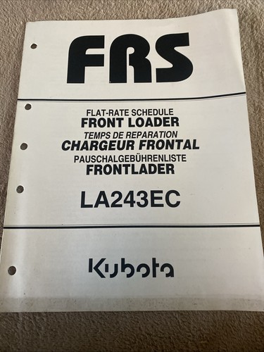 Kubota front loader la243ec - kubota,