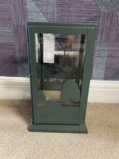 Next Green Cut-Out House Lantern/home Office Fancy Candle Holder Stand Autumnal 