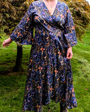 Purple Goth Toadstool Moon