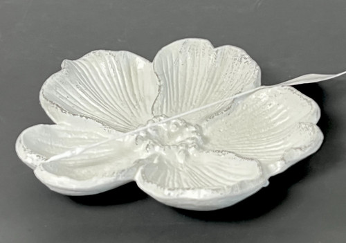 Cast iron hibiscus flower - cast,