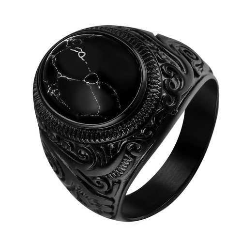 Men vintage natural oval - vintage,