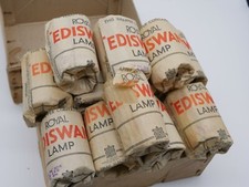 Rare box of 12 Ediswan Automotive 12v Bulbs N.O.S 1950's