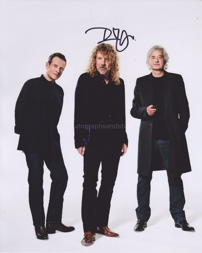 Robert plant hand - signed, 8x10