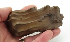 Exquisite carved walnut treen