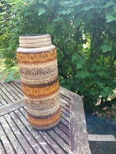 1960's West German Scheurich Keramik Floor  Standing Vase 289-41