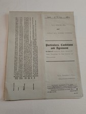 Original contract CPT Edward George Spencer-Churchill  paper document (Winston)