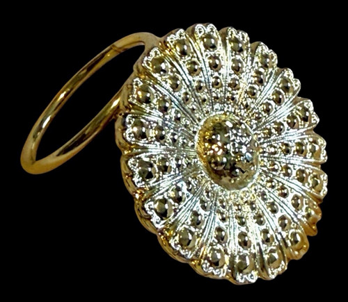 Vintage gold tone sunburst - vintage, gold-tone