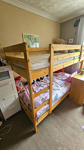 Ikea mydal pine natural bunk - ikea,