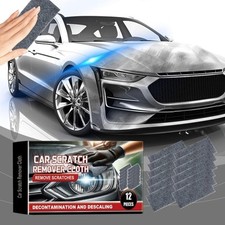 12x NEW Upgraded Nano Sparkle Car Scratch Remover Repair Cloth Nano Magic Cloth