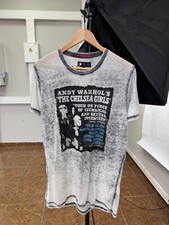 🇺🇸 Y2K Andy Warhol Pepe Jeans Art T-Shirt Rare Retro Hype size L color White