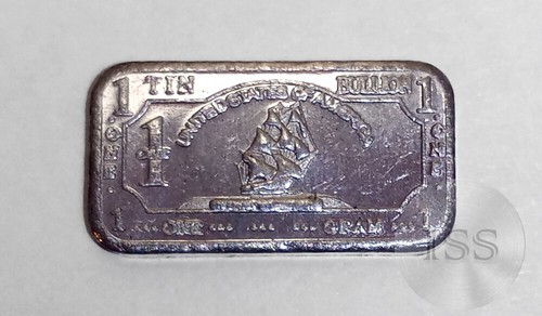 Fine 999 tin ingot - fine, .999