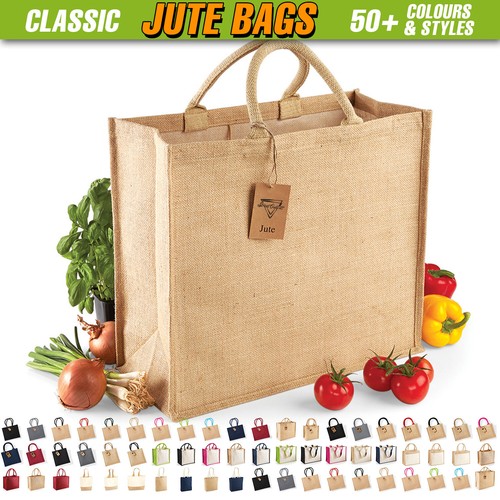 Classic jute shopper - jute,