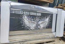 3D Silver Sparkle Angel Wings