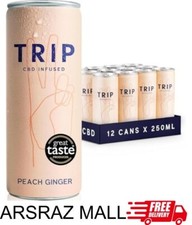 Drink, Sparkling Peach Ginger Fizzy Drink, Low Calorie, Vegan, Stress