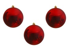 Extra LARGE Red Baubles 20cm