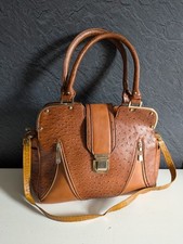 Ostrich Leather Handbag