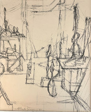 ALBERTO GIACOMETTI LITHOGRAPH
