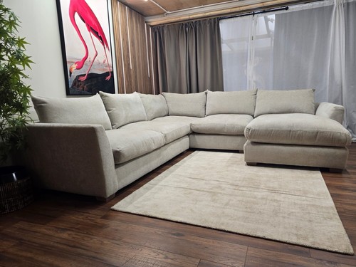 Designer label rhf corner sofa - label,