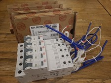 5 x WYLEX NHXSBS TYPE B RCBO's 230V 30Ma (3 x 32A, 2 x 6A)