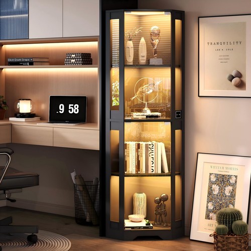 Brottar glass display - glass, case