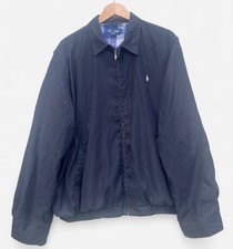 Ralph Lauren Polo Golf Men’s Black Full Zip Bomber Harrington Jacket - XL