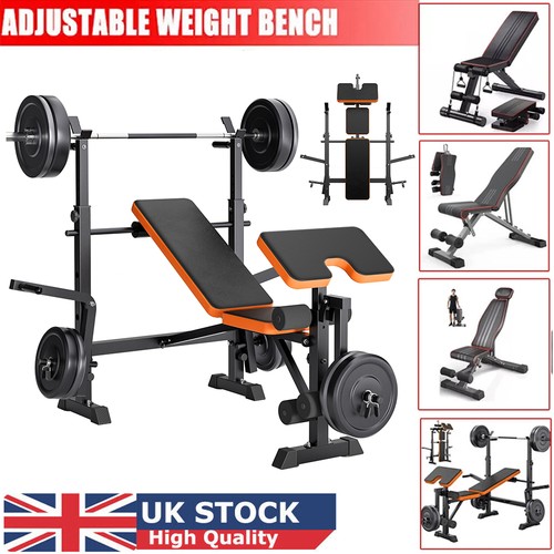 Adjustable weight bench with - weight,