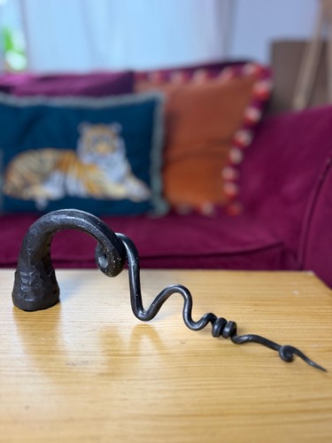 Hand forged wrought iron - forged,