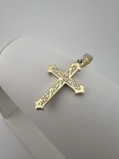 Solid 9ct Yellow Gold Cross