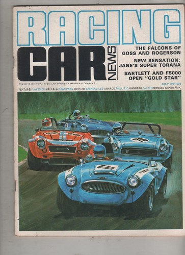 Racing car news 1971 jul - racing, goss