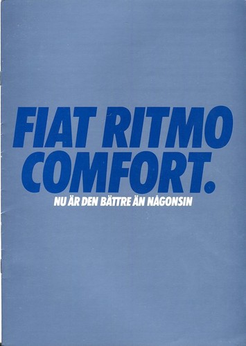 Fiat ritmo comfort - fiat, (strada)