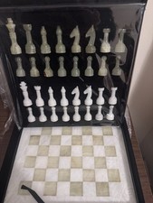 Heavy Onyx Stone Chess Set