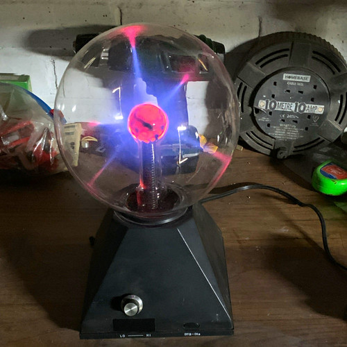 Plasma ball lamp - ball, clear