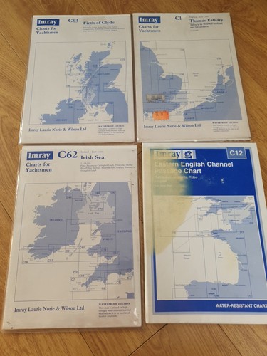 Vintage imray charts for - x,