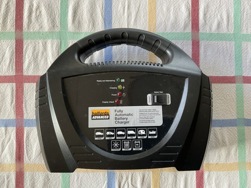 Halfords battery charger used - halfords,