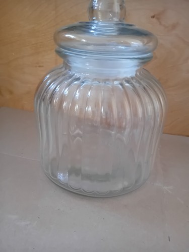 Large cookie jar glass air - large,