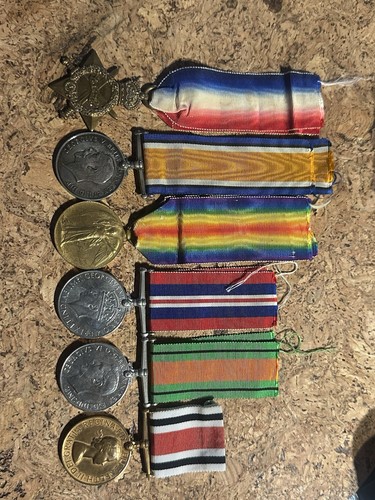 Ww1 medals edward leach - to,