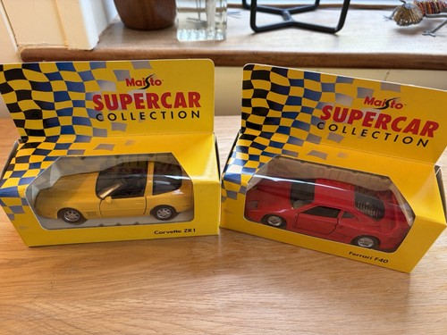 Two model super cars - model, maisto