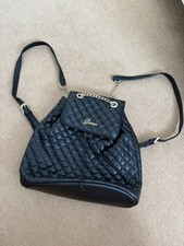 GUESS Black Mini Backpack Rucksack Bag